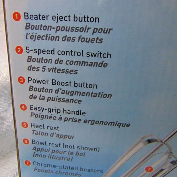 BRAND NEW Black & Decker Home Power Pro 175-Watt Mixer. Never used. In Box. - Picture 4 of 9